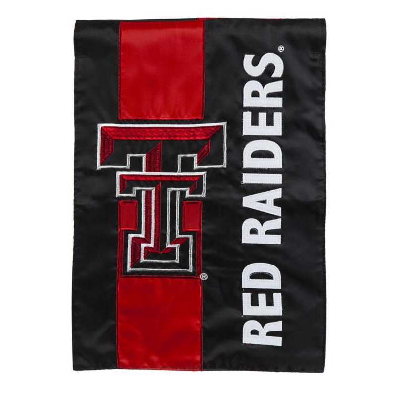 16SF963: EG Texas Tech  Embellished Garden Flag